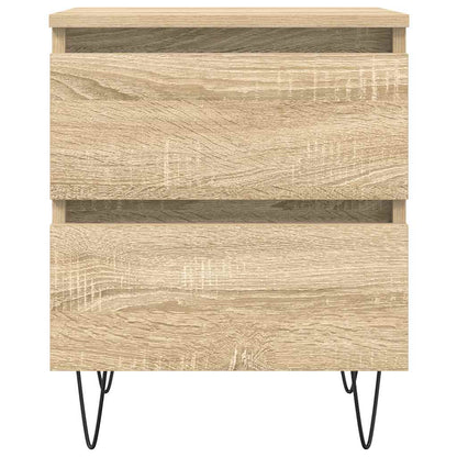 Mesitas Noche 2 Uds Madera Ingeniería Roble Sonoma 40x35x50 Cm_3