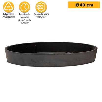 Platillo Para Maceta Ø Cm 40 Antracita_2