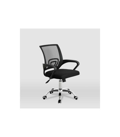 Silla Despacho Giratoria Martina Tapizada En Tejido Transpirable Negro, 88/98cm(alto) 57cm_1