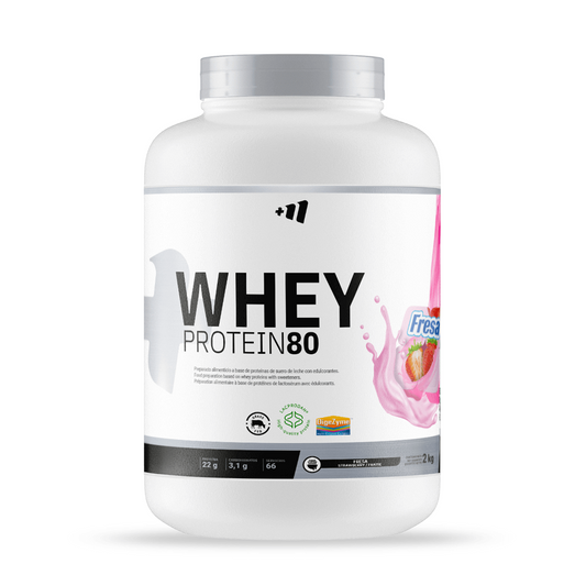 Whey Protein80 - 2 Kg - Fresa - Aumenta La Masa Muscular - Masmusculo_0
