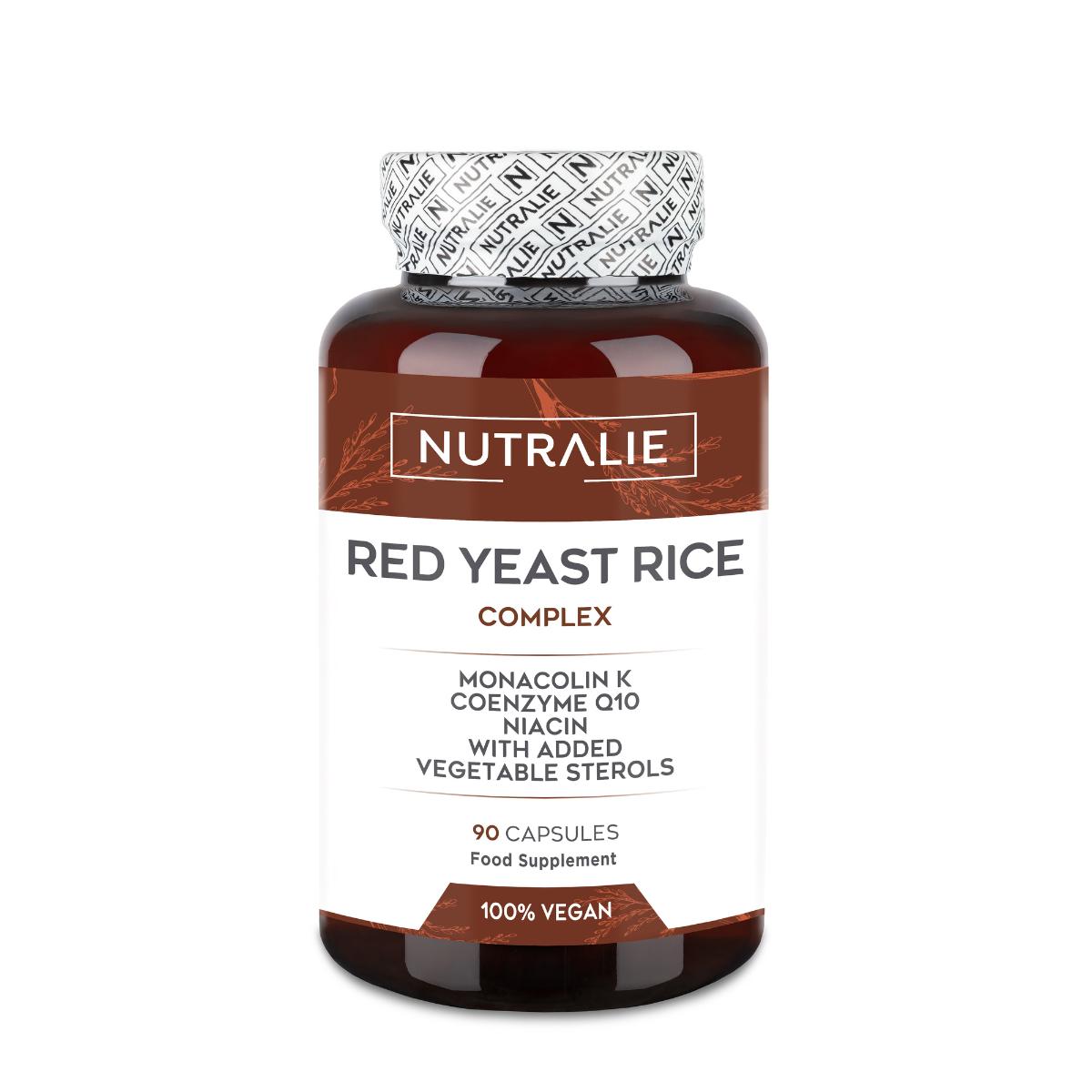 Nutralie Arroz Vermelho Fermentado com 2,9mg de Monacolina e Q10 90 Cápsulas