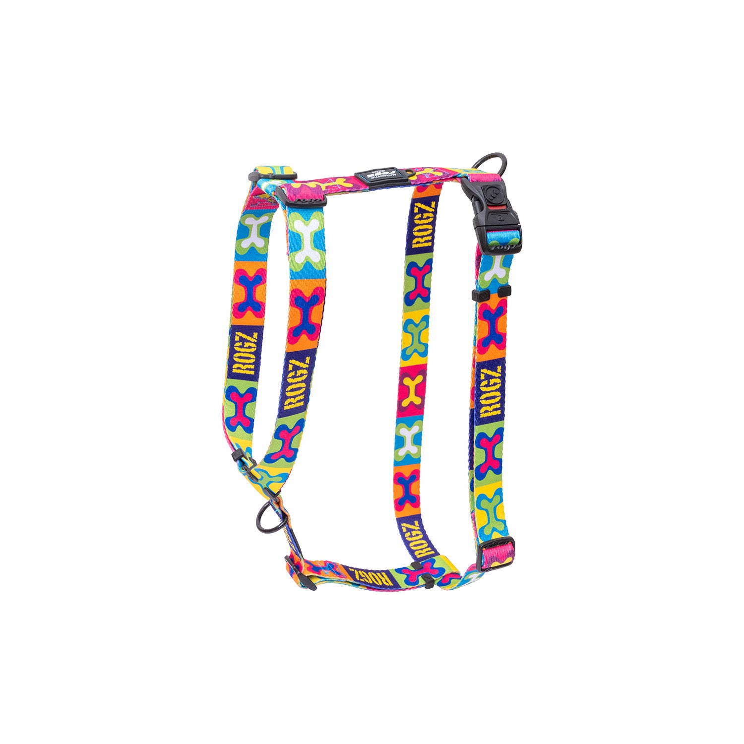 Arnés Para Perro, Modelo Fusion De Rogz, Estampado Pop Art. Talla Xl (39-64kg)_0