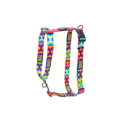 Arnés Para Perro, Modelo Fusion De Rogz, Estampado Pop Art. Talla Xl (39-64kg)_0