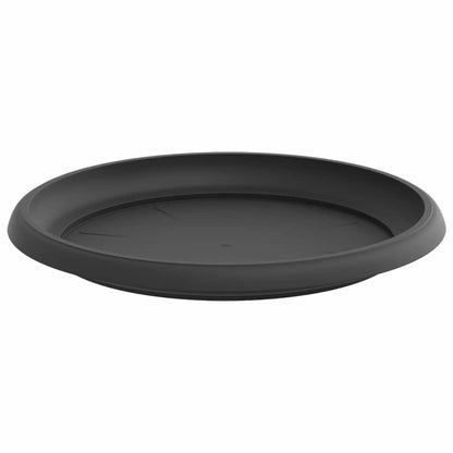 Bandeja Redonda Para Flores 6 Uds. Negro Ø 23,5 X 2,5 Cm_4
