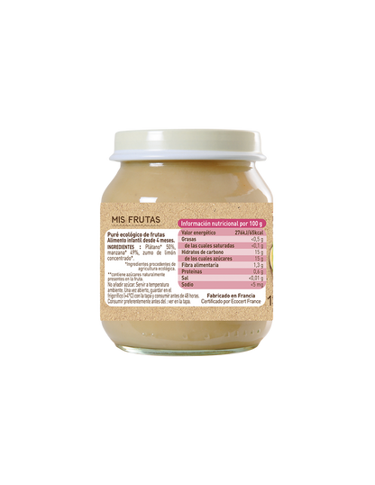 Babybio Banana e Maçã Pote 130g