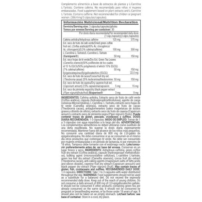 Txc - 110 Cápsulas Vegetales - Ayuda A Perder Peso - Masmusculo_4