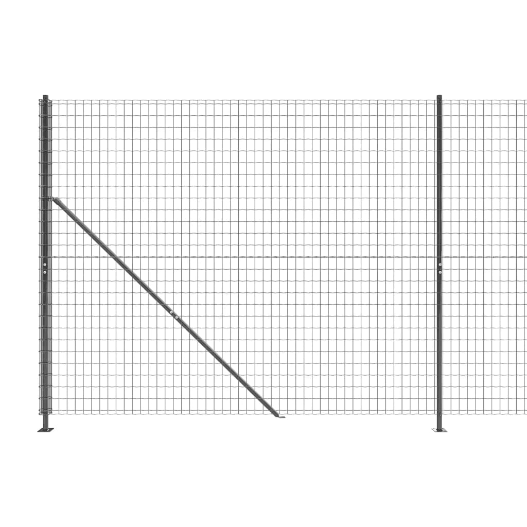 Cerca De Alambre Con Brida Gris Antracita 1,8x25 M / Vetonek_2
