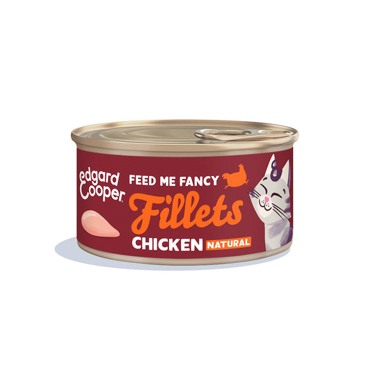 Filetes de pollo para gatos Edgard & Cooper 70 g