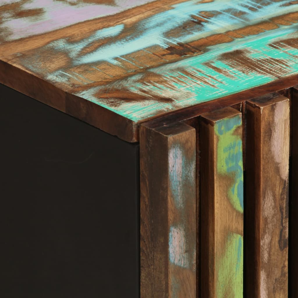 Mesa De Centro De Madera Maciza De Acacia 100x55x40 Cm_4