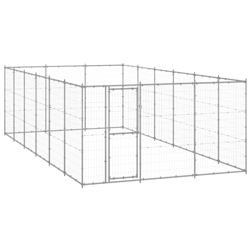 Perrera De Exterior De Acero Galvanizado 21,78 M²_1