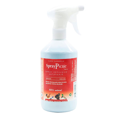 SprayPicaje 500Ml - Spray Contra El Picaje En Aves - Su Sabor Repele A Las Aves - Previene El Canibalismo - 100% Natural_0
