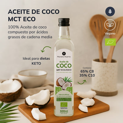Keto MCT Óleo de Coco ECO Planeta Huerto 500 ml