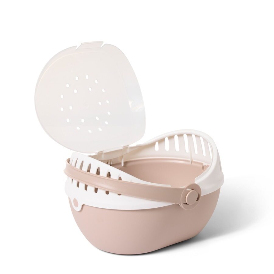 Savic Transp. Elmo Roed.36x28x22cm Rosa Champagne_1