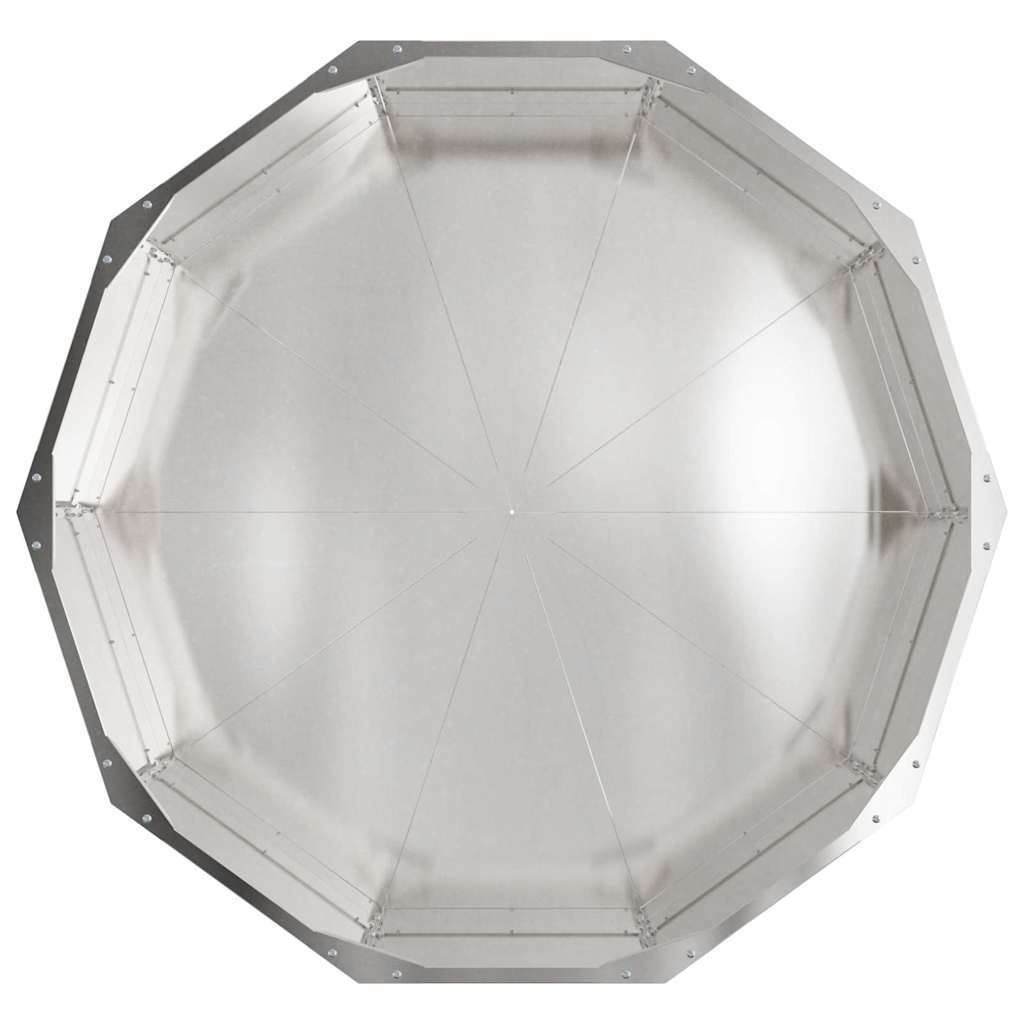 Jardinera Plateado 90 X 90 X 35 Cm Acero Inoxidable_5