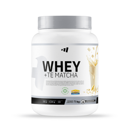 Whey + Te Matcha - 1kg - Chocolate Blanco - Proteina De Suero - Masmusculo_0