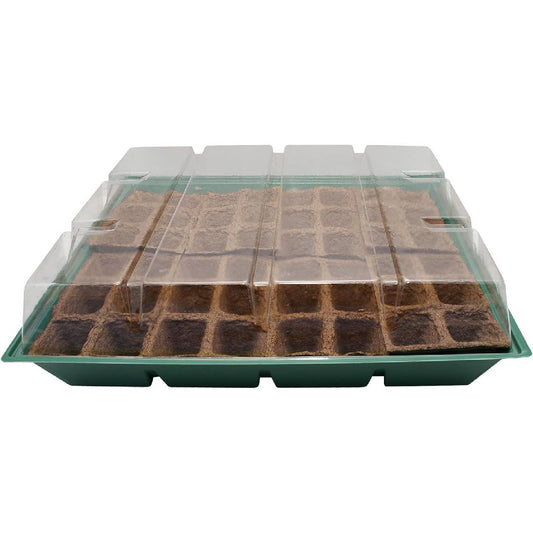Caixa de mudas para estufa L com tampa, 8 tabuleiros, Planeta Huerto
