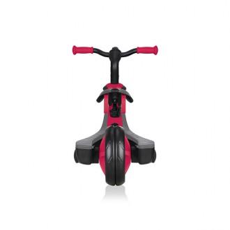 Triciclo descapotável Trike Explorer 2 em 1 vermelho 