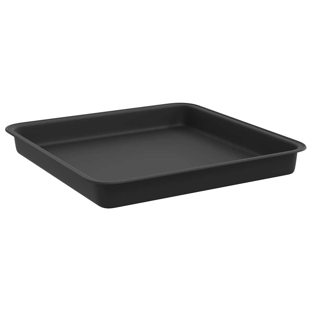 Bandeja Cuadrada Para Flores 6 Uds. Negro 18 X 18 X 2 Cm_4