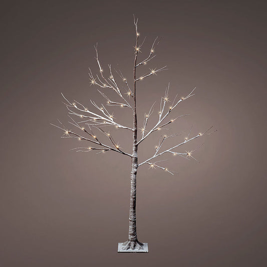 Árbol De Navidad Lumineo 492348 Luz Led Exterior Nevado 30 X 30 X 125 Cm_0
