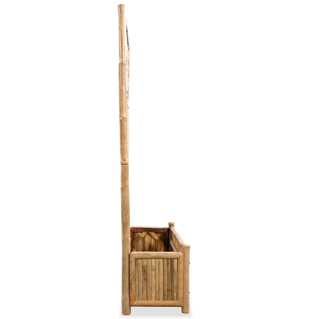 Jardinera De Jardín Con Enrejado Bambú 70 Cm_3