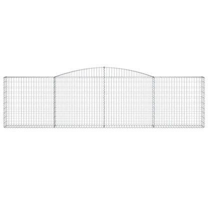 Cestas De Gaviones 6 Uds Forma De Arco Hierro 400x30x100/120 Cm_3