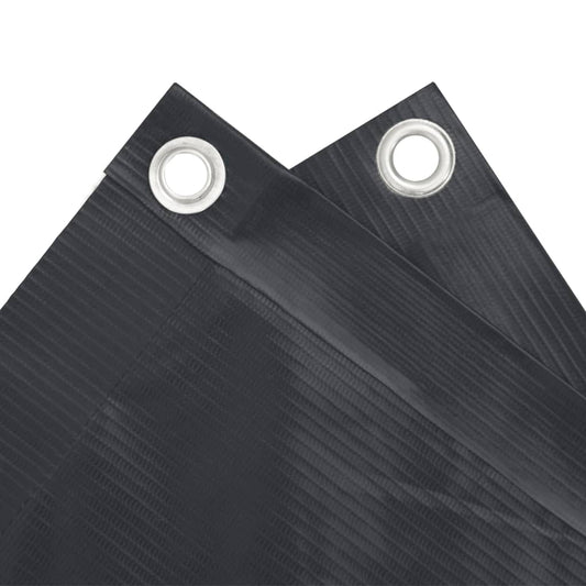 Pantalla De Privacidad De Balcón Pvc Gris Antracita 1000x75 Cm / Vetonek_0