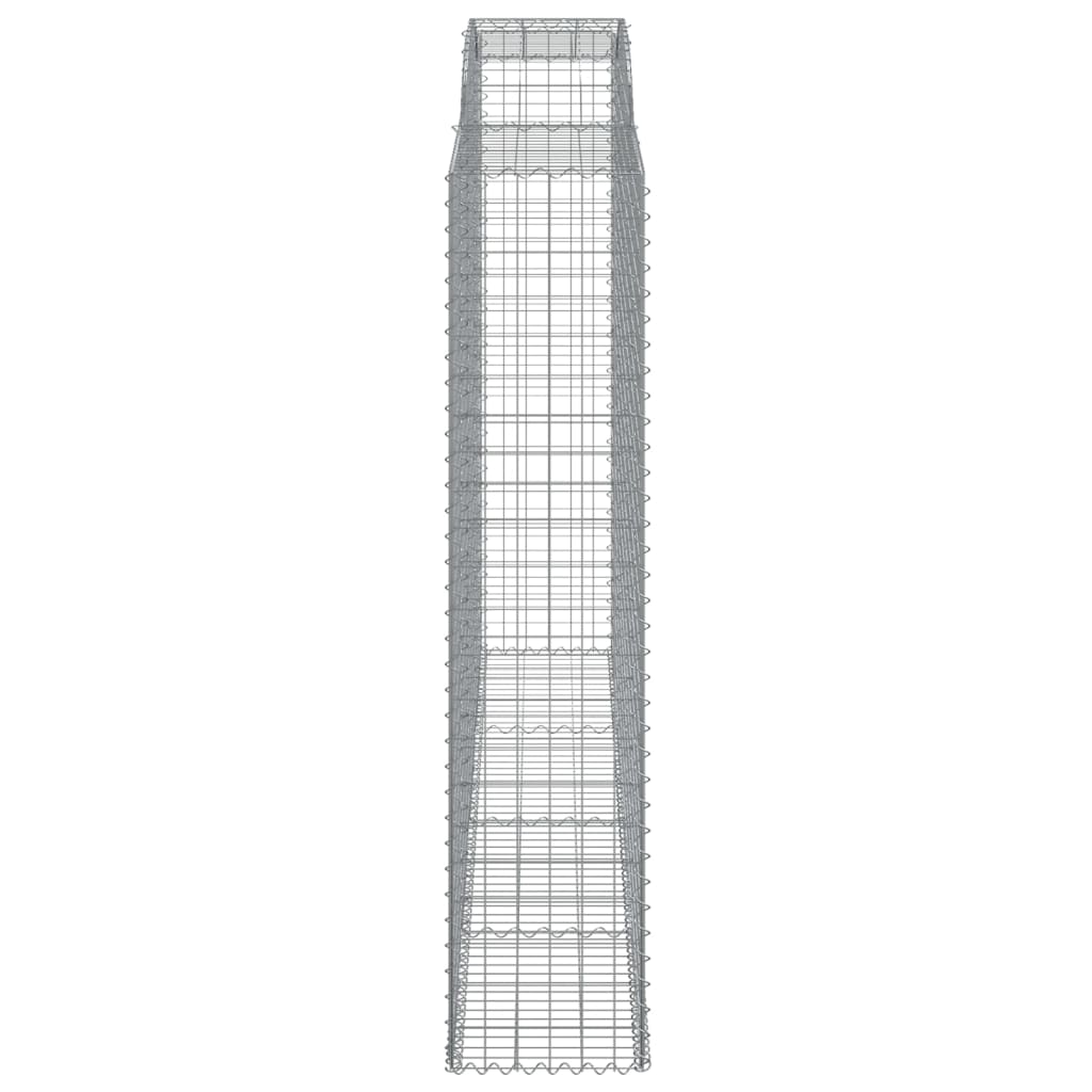 Cestas De Gaviones 2 Uds Forma De Arco Hierro 300x50x220/240 Cm_4