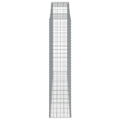 Cestas De Gaviones 6 Uds Forma De Arco Hierro 300x50x220/240 Cm_4