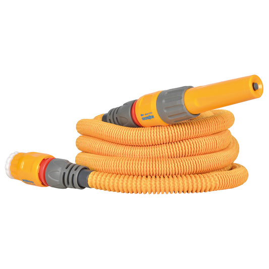 Mangueira extensível WonderHoze 15 m + Pistola Multispray Hozelock