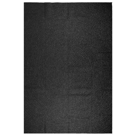Vidaxl Alfombra Zizur Apariencia Yute Interior Exterior Antracita_0