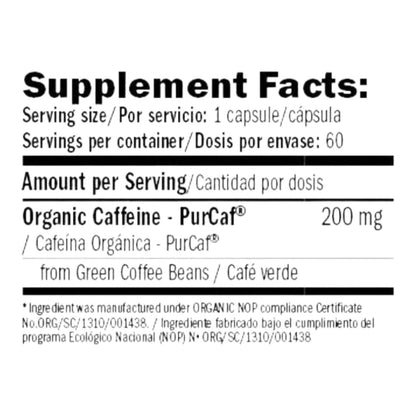 Performance Natural Caffeine 60 Caps_1