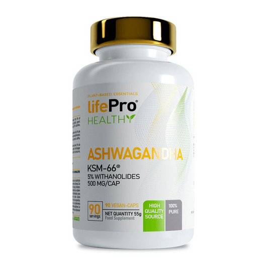 Ashwagandha 500mg Ksm66 - 90 Cápsulas Veganas - Ashwagandha - Lifepro_0