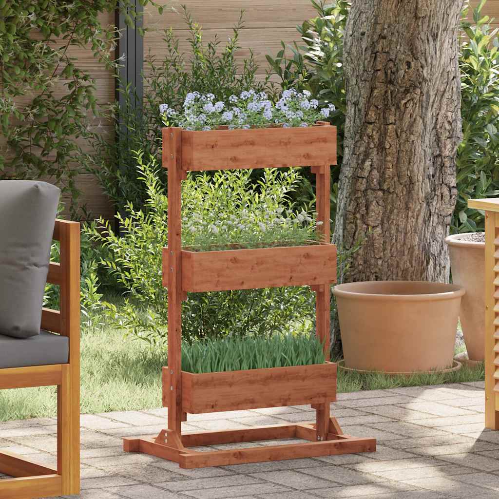 Jardinera De Madera De Abeto 52x30x78 Cm_1