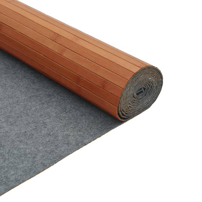 Alfombra Rectangular Bambú Marrón 80x500 Cm / Vetonek_1