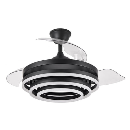 Ventilador 72w Dc Kai Negro 3 Aspas Transp. 6vel. 3 Colores 43/58x50/107 C/remoto,memoria Y Temp. 6120lm_3