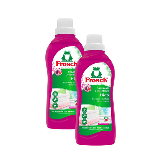 EMBALAGEM 2 X Amaciador de Roupa Concentrado Frosch Fig 750 ml