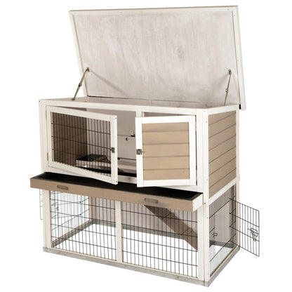Kerbl Casa Para Roedores Con Fondo De Metal Lucky Blanco 115x65x100 Cm_2
