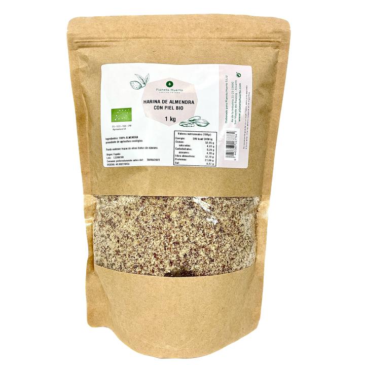 Farinha de amêndoa com pele ECO Planeta Huerto 1 kg