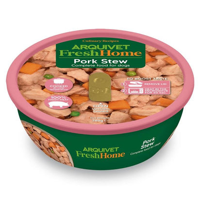 Arquivet Fresh Home Pork Stew Alimento húmedo de cerdo para perros 280 g