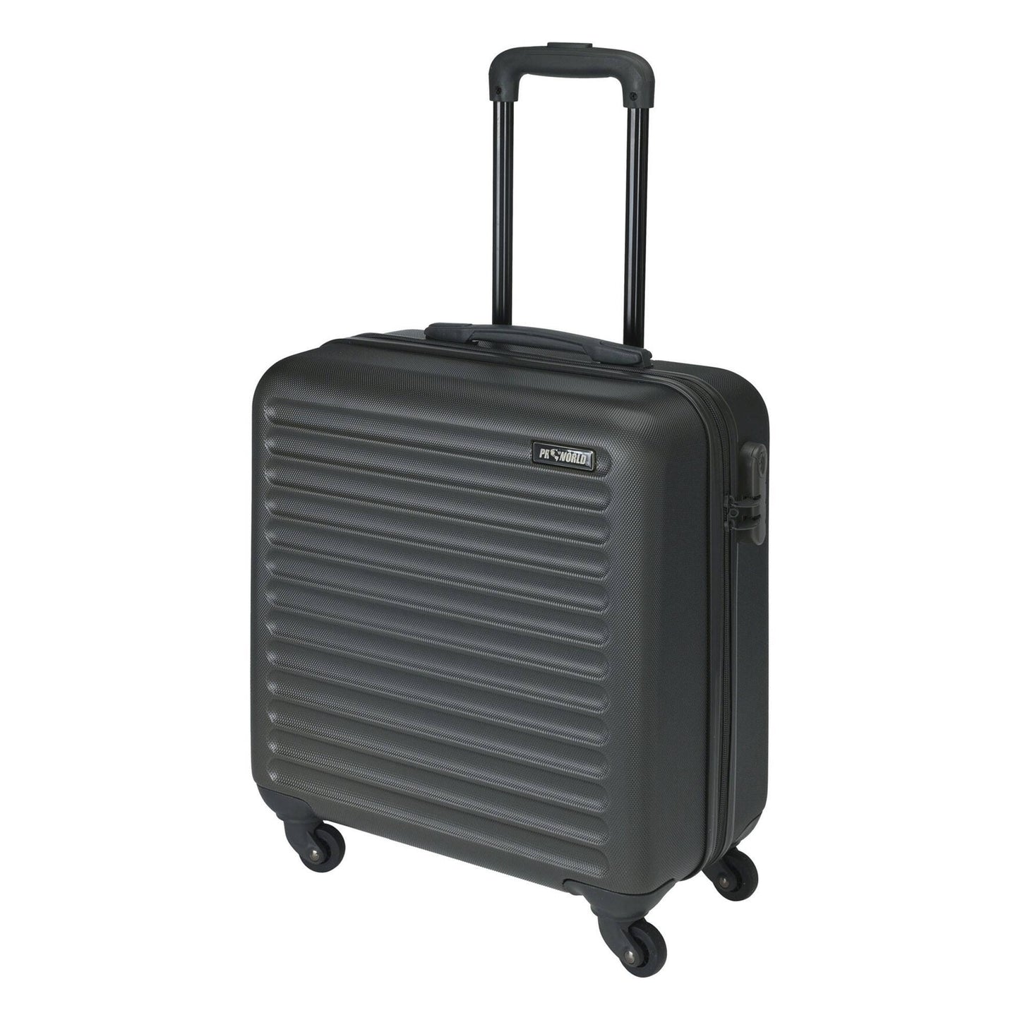Well Home Maleta Trolley Abs De 16'' Con 4 Ruedas Color Negro_0