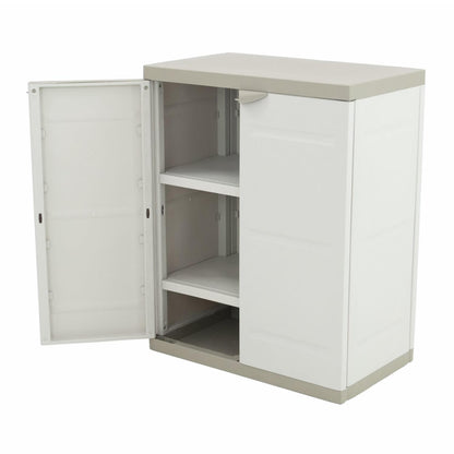 Armário Médio 70 cm Titânio Plastiken Bege 1