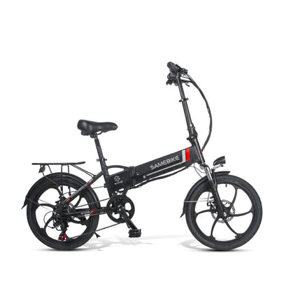Bicicleta Eléctrica Plegable Samebike 20lvxd30 350w-48v-10,4ah (499wh) - Rueda 20 Color Negro_0