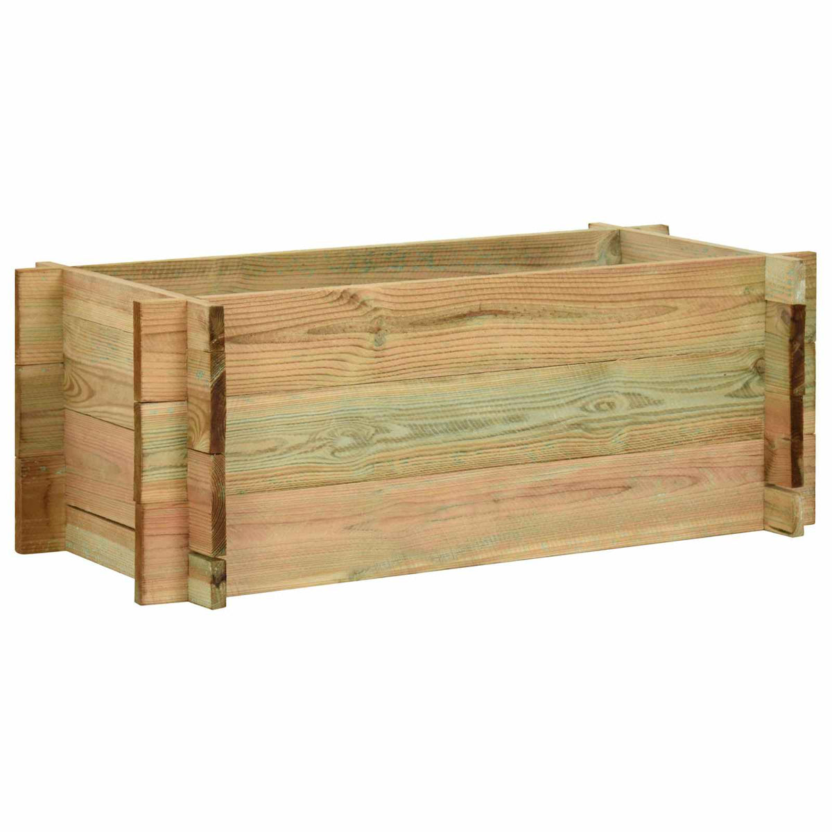 Cama Elevada De Verduras Para Jardín Verde 120 X 80 X 32 Cm_1