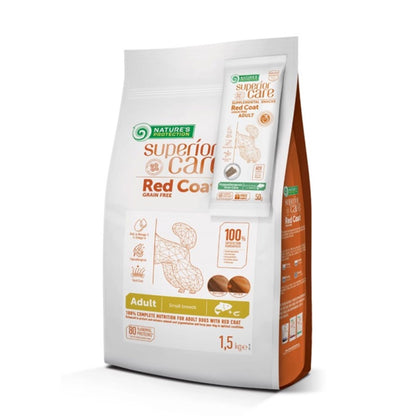 Ração de salmão para cães de raças pequenas Red Coat 1,5 kg Nature's Protection