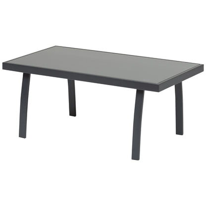 Outsunny Conjunto Sillones Para Jardín Con Mesa De Centro Y Sofá De 67x110x76 Cm_3