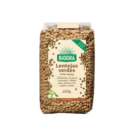 Lentilhas Verdes Biológicas 500 g Biográ