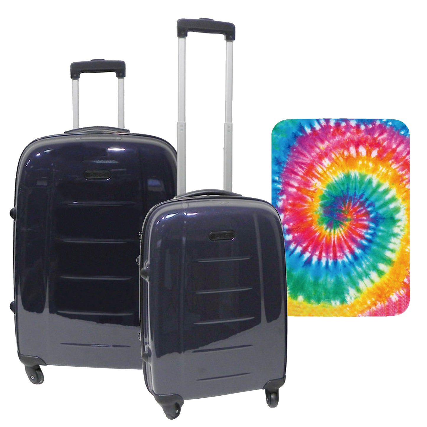 Set De 2 Maletas Trolleys Con Funda Protectora'fluor'_0