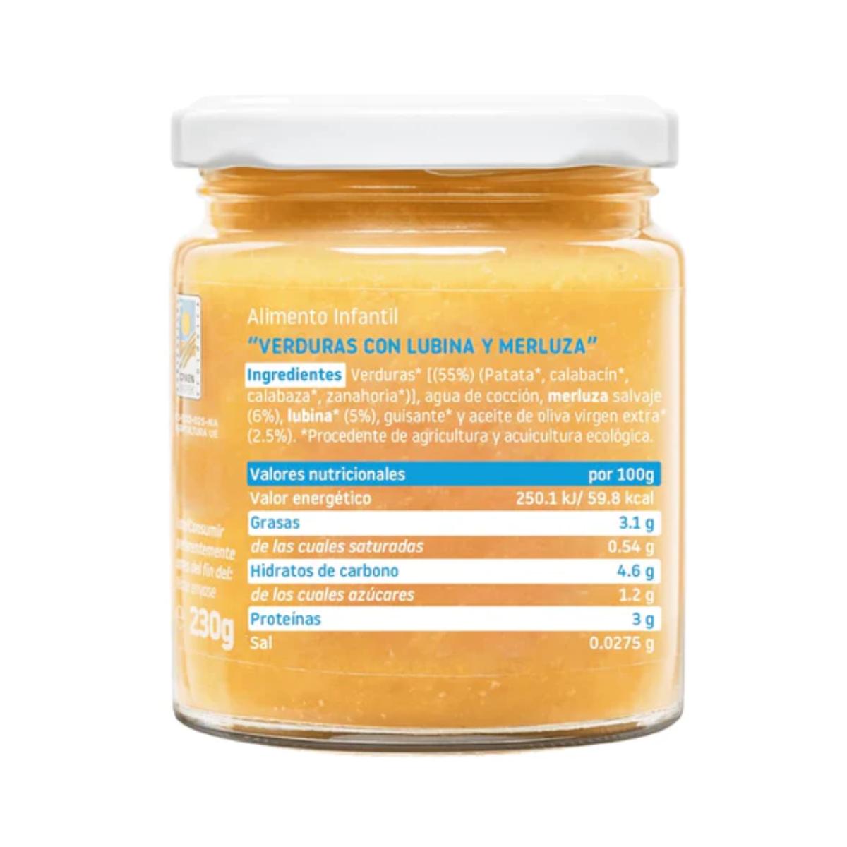 PROMOÇÃO 3x Smileat Pote de Vegetais Biológicos com Robalo e Pescada, 230g