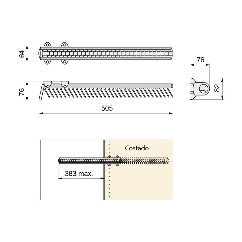 Cerradura Ucem 4125-hb/10/ Izquierda_3
