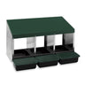 Ninhador ECO para galinhas com gaveta retrátil - 3 compartimentos